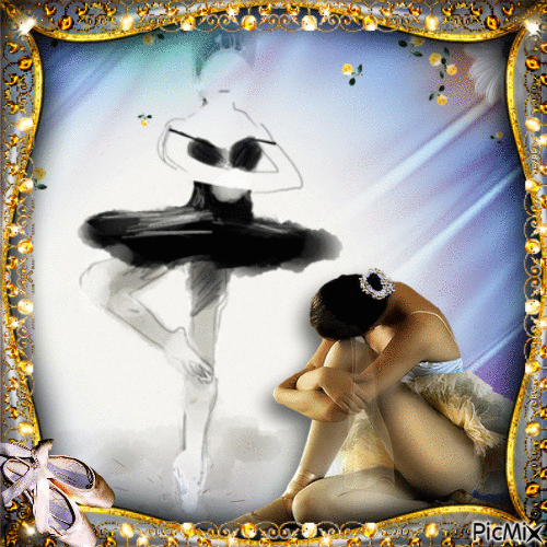Retrato de una bailarina - Free animated GIF