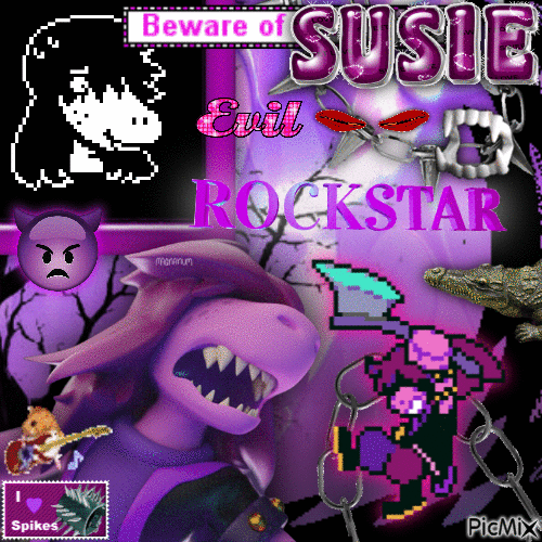 evil but cool susie - 無料のアニメーション GIF