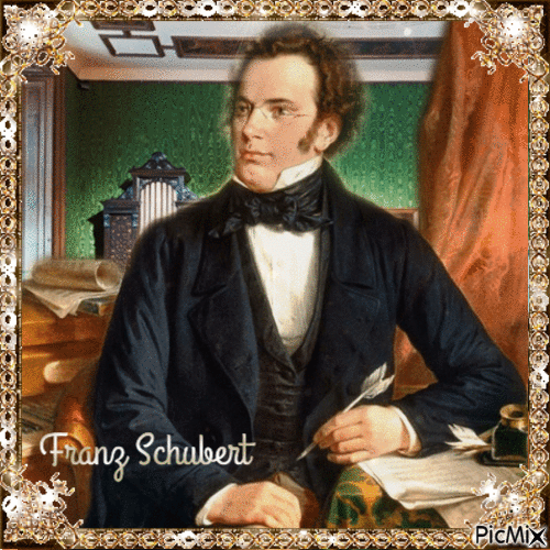 Franz Schubert... Komponist - Gratis animerad GIF