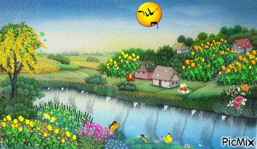 Small Village - Free animated GIF - PicMix