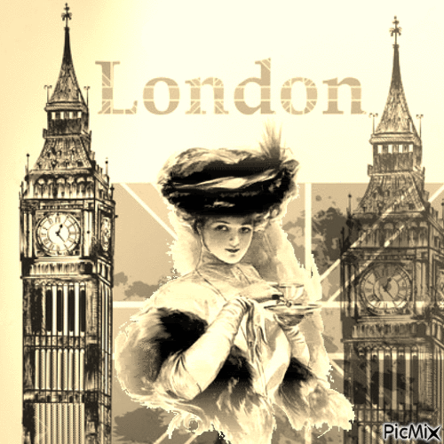 Vintage London - Besplatni animirani GIF