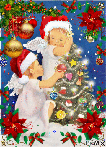 Noel, God Jul, Merry Christmas - Gratis animerad GIF