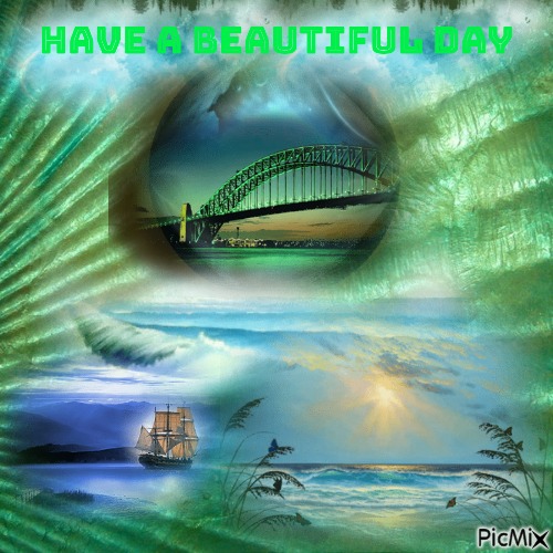 Have a beautiful day - png ฟรี