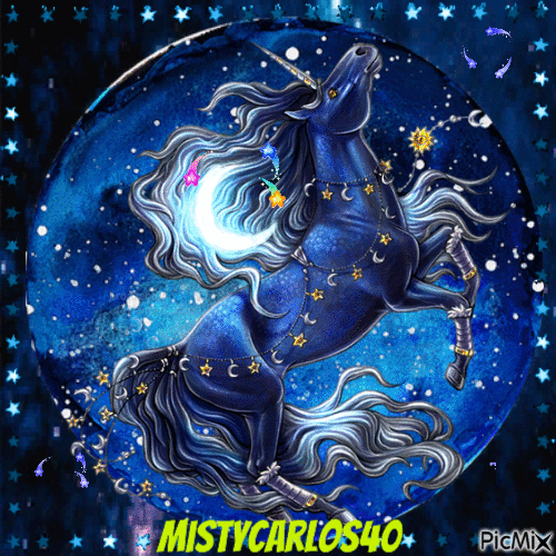 Sweet Dreams Nightly Unicorn - Бесплатный анимированный гифка