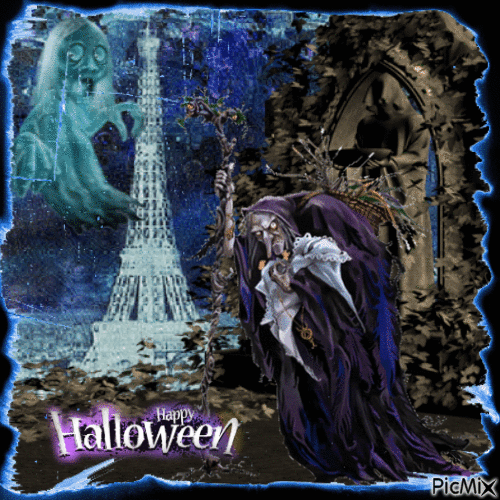 Halloween in Parijs - Δωρεάν κινούμενο GIF