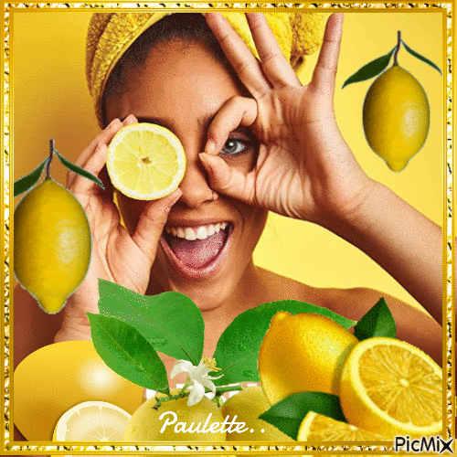 citrons - GIF animado grátis