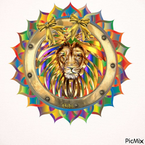 LION POP ART - kostenlos png