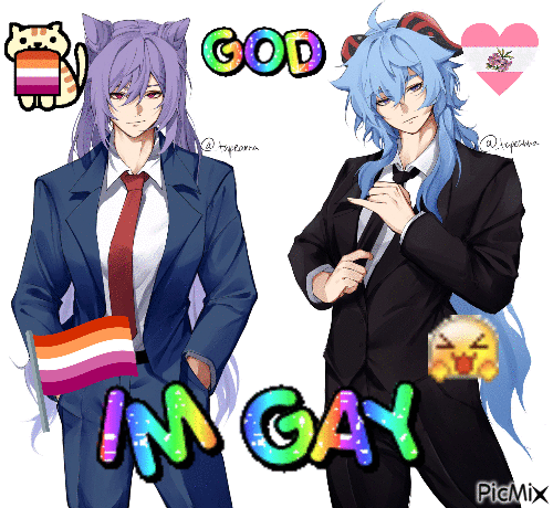 ganqing god im gay - Animovaný GIF zadarmo
