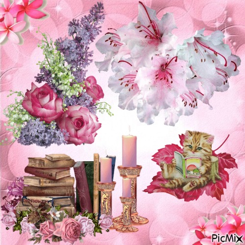 Pink Flowers - png gratuito