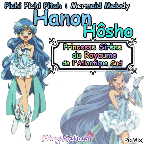 Hanon Hôsho - Pichi Pichi Pitch - Бесплатный анимированный гифка