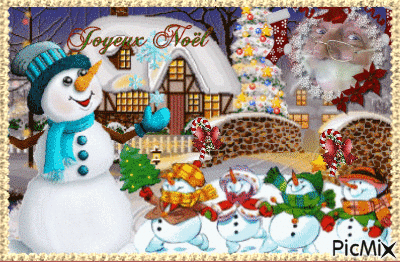 Carte de Noël - Ingyenes animált GIF