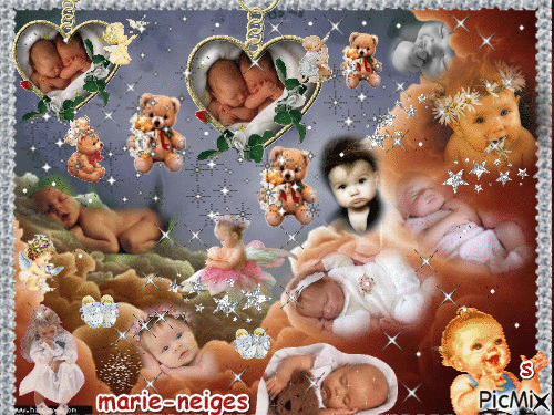 huniver des bébés - Animovaný GIF zadarmo