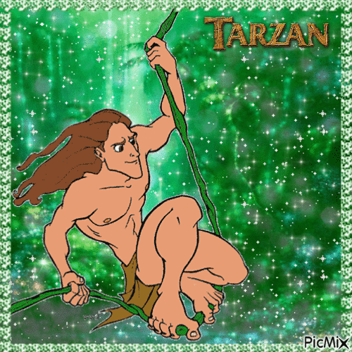 Tarzan - GIF animé gratuit