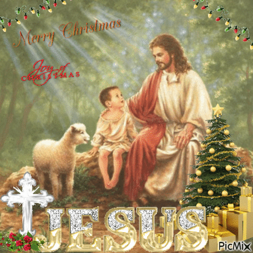 Happy Birth day Jesus - Δωρεάν κινούμενο GIF