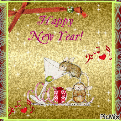 funny new year - Безплатен анимиран GIF