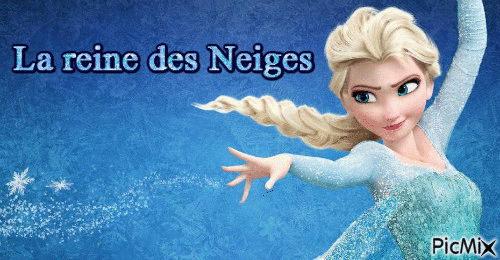 La reine des Neiges - Bezmaksas animēts GIF