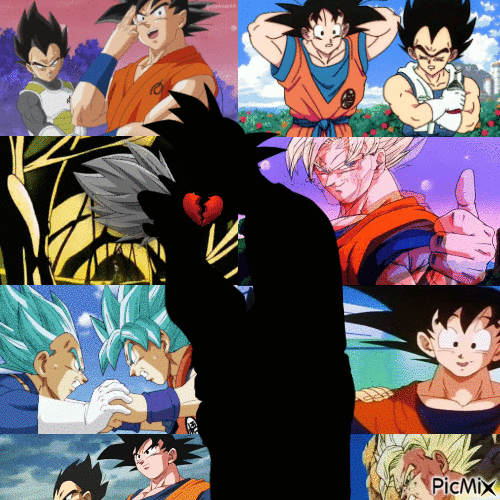 Goku gets his Heart Broken - Gratis animerad GIF