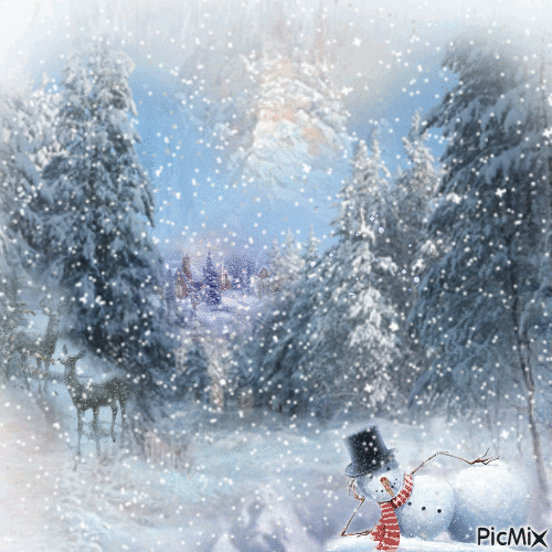 Winter - GIF animado gratis