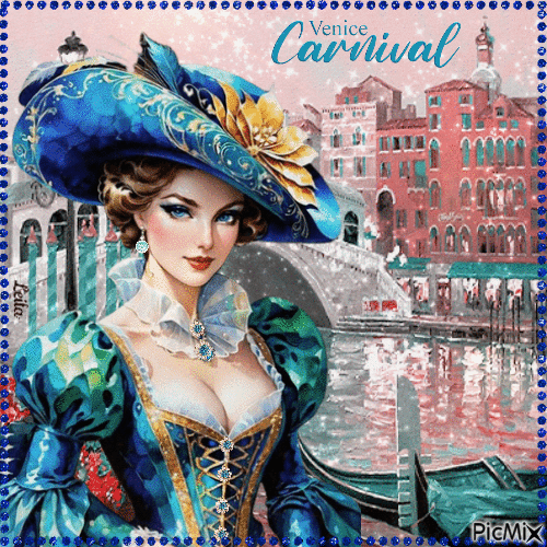 Carnaval lady 4 - Besplatni animirani GIF