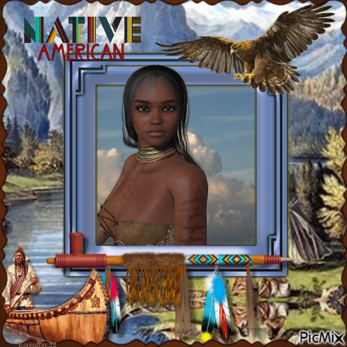 Schönheit der amerikanischen Ureinwohner - PNG gratuit