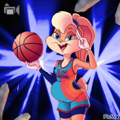 Lola Bunny pregnant with Pennywise's baby - Darmowy animowany GIF