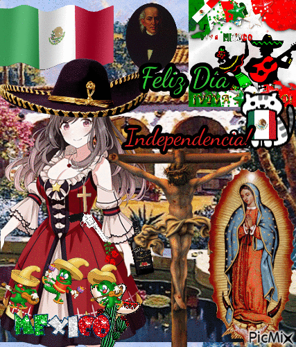 Kogane Dia Independencia Mexico - Darmowy animowany GIF