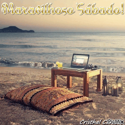 Maravilhoso Sábado - Безплатен анимиран GIF