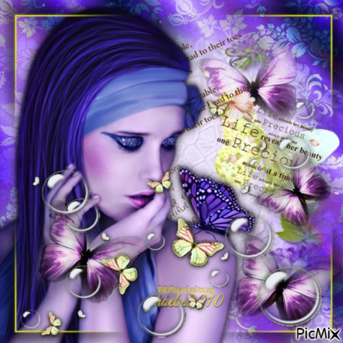 Butterfly Woman - gratis png