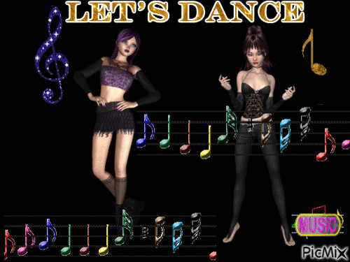 Let's Dance - Gratis geanimeerde GIF