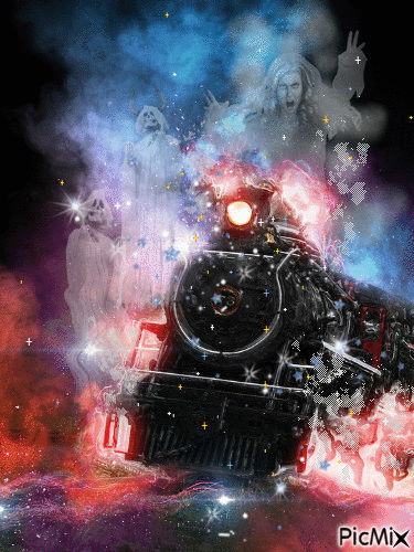 Train d'enfer - Бесплатный анимированный гифка