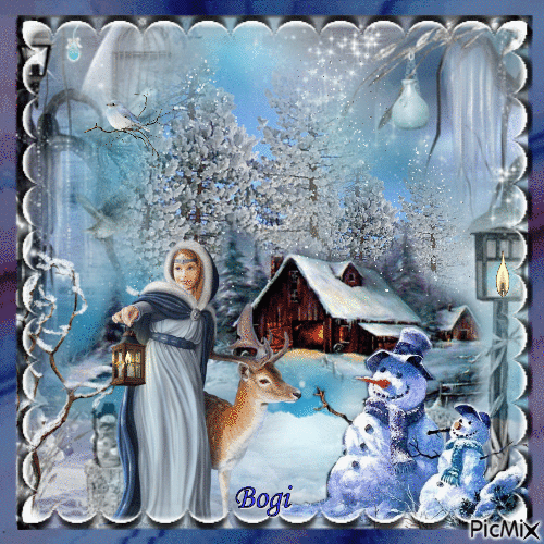 Fabulous charm of winter... - Бесплатни анимирани ГИФ