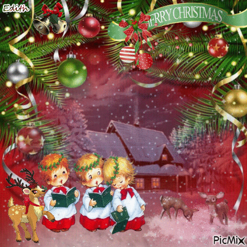 Merry Christmas dear friend Susi - GIF animado gratis