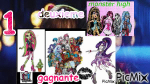 resultat pic mix concour monster high - Free animated GIF