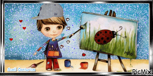Pintor Mirim - Ingyenes animált GIF