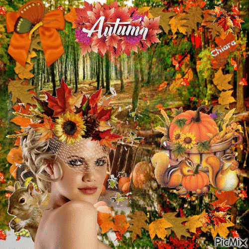 autumn in love - Безплатен анимиран GIF