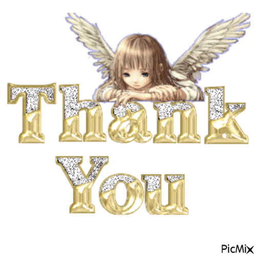 Thank You Angel - GIF animasi gratis
