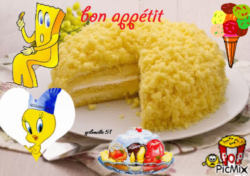 bon appétit - Безплатен анимиран GIF