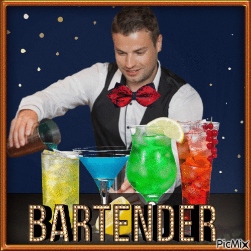 bartender - Animovaný GIF zadarmo