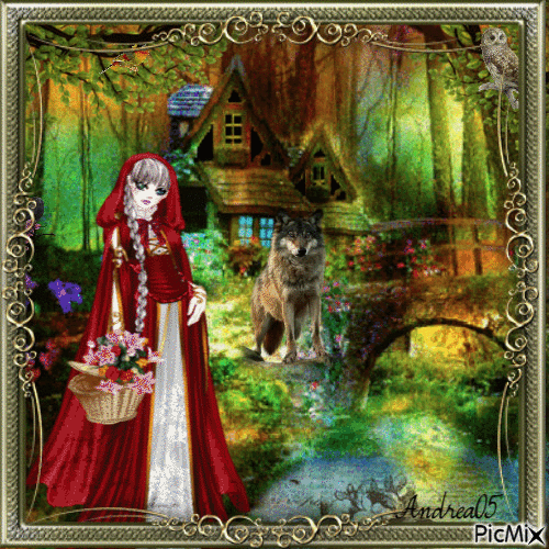 Tale of Red Riding Hood... - Free animated GIF