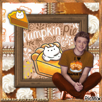 {♥♥♥}Sterling Knight & Kawaii Pumpkin Pie{♥♥♥} - GIF animé gratuit