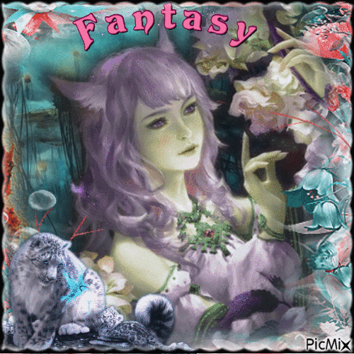 Concours :  Femme fantasy - Darmowy animowany GIF