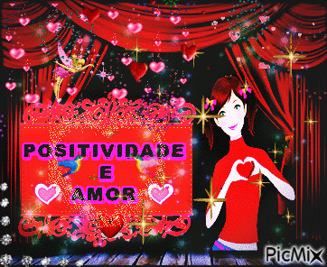Positividade e Amor - Nemokamas animacinis gif