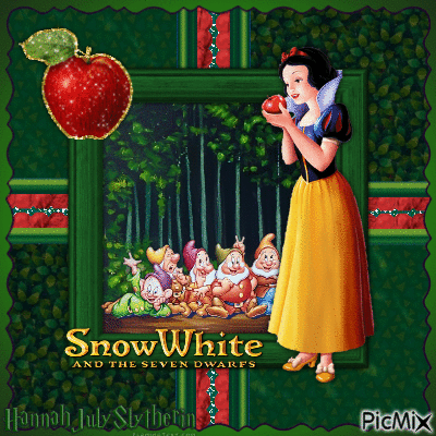 {Snow White & The Dwarves in a Dark Forest} - GIF เคลื่อนไหวฟรี