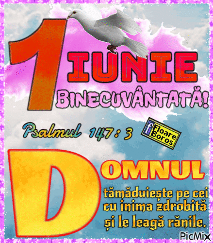1 IUNIE BINECUVÂNTATĂ! - Zdarma animovaný GIF