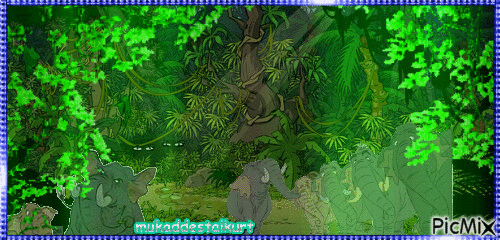 Le livre de la jungle - Animovaný GIF zadarmo