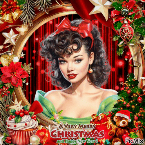 Merry Christmas, dear friends! - Gratis geanimeerde GIF