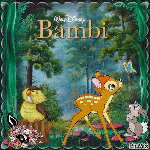 Bambi - Besplatni animirani GIF