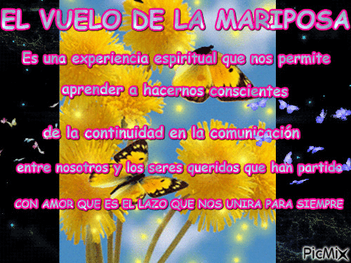 El Vuelo de la Mariposa - Bezmaksas animēts GIF