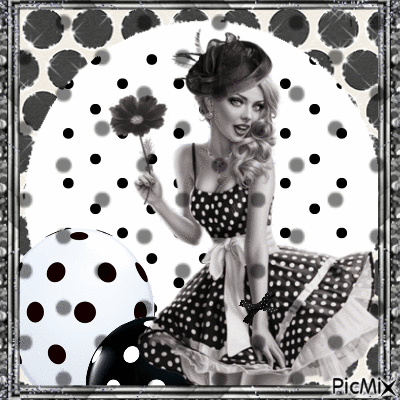 polka dots - GIF เคลื่อนไหวฟรี