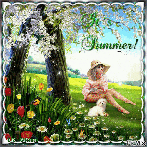 It's Summer In The Meadow - Free animated GIF